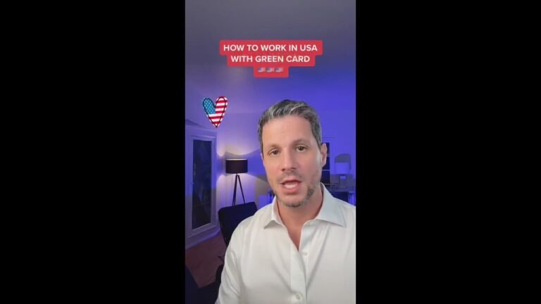 🇺🇸 Work in USA with a Green Card #shorts