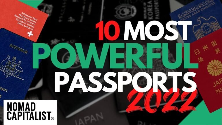 10 World Most Powerful Passports 2022