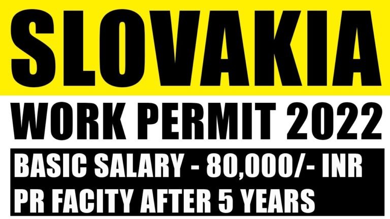 2022 SLOVAKIA WORK PERMIT VISA 2022 slovakia work visa 2022 jobs in slovakia for indians a2zservicez