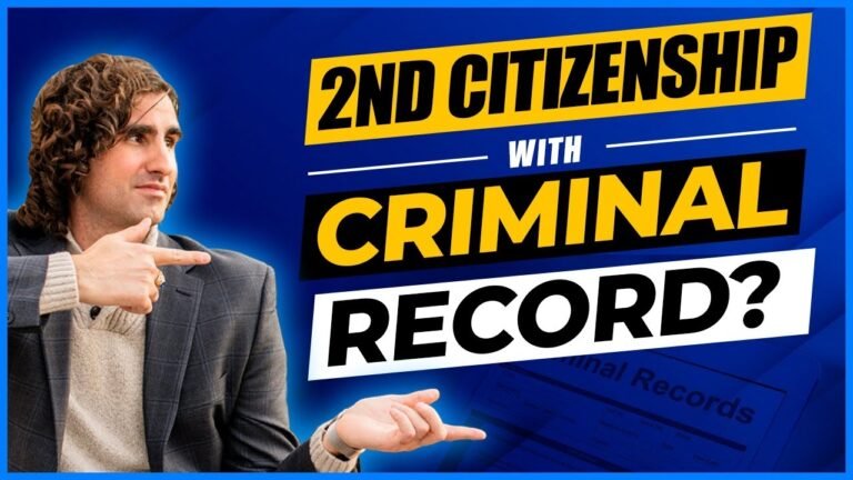 2nd Citizenship with a Criminal Record?