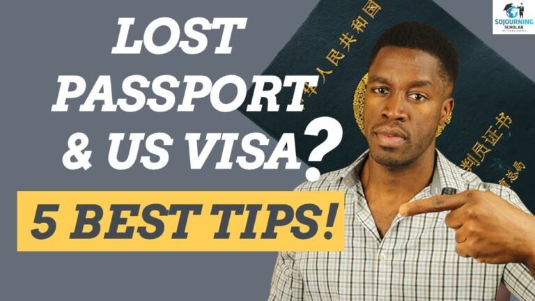 5 BEST Tips To Follow If Your PASSPORT OR US VISA IS LOST OR STOLEN!