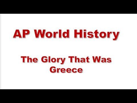 AP WORLD HISTORY – The Glory That Was Greece and Democracy #7