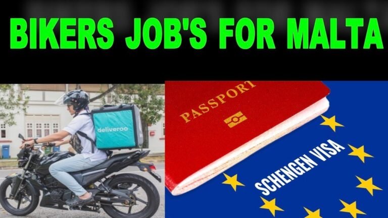 BIKERS JOBS FOR MALTA ( Schengen country ) HINDI-PUNJABI