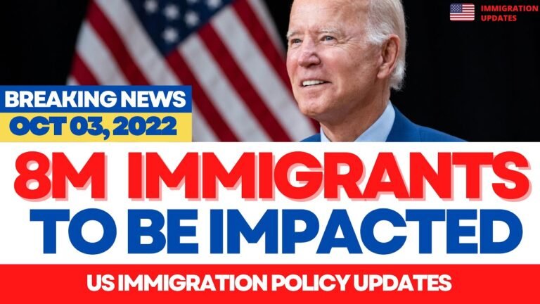 BREAKING NEWS: 8M Immigrants to be Impacted by New Policy | Reducing Green Card Backlogs,Work Permit