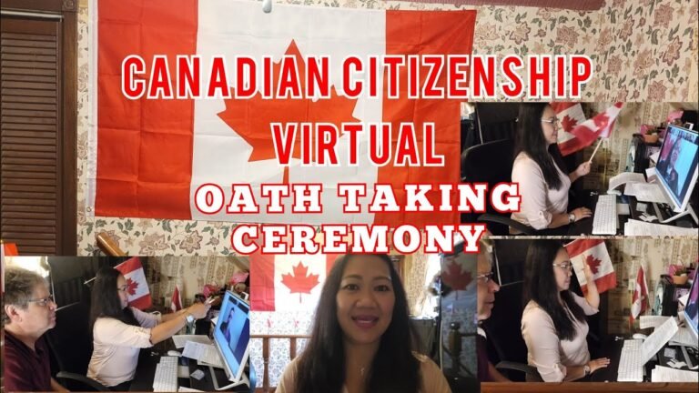 CANADIAN CITIZENSHIP VIRTUAL OAT TAKING CEREMONY.