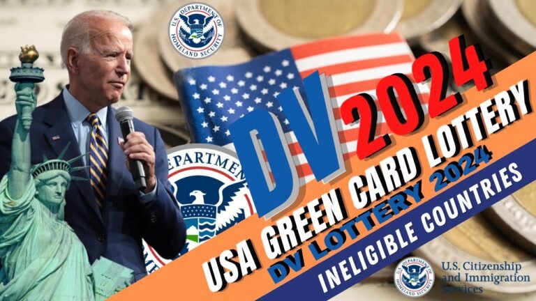 Diversity Visa (DV-2024) – USA Green Card Lottery 2024 Ineligible Countries