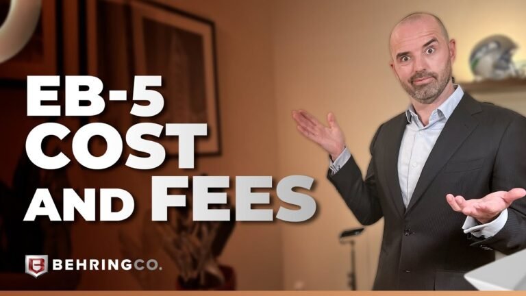 EB-5 Cost and Fees | Everything You Need To KNOW | EB5 Investment Ammount $$