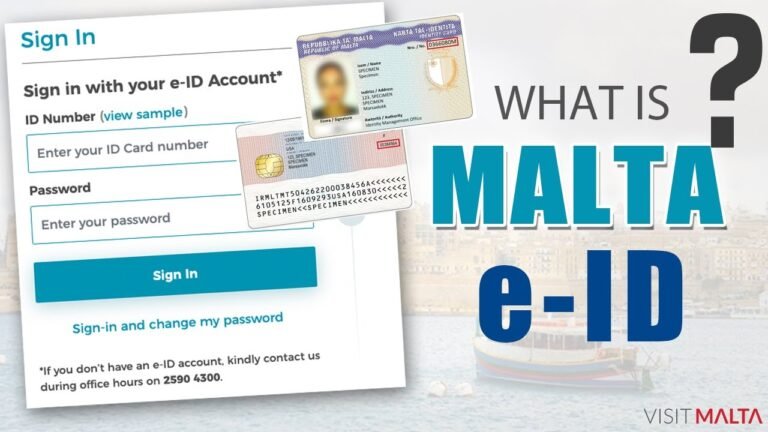 How to Apply Malta e ID Card, Malta e ID Benefits, What is Electronic ID Malta, Register eID Malta