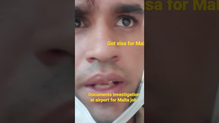 I got malta visa|| documents investigation at Airport (Problem)