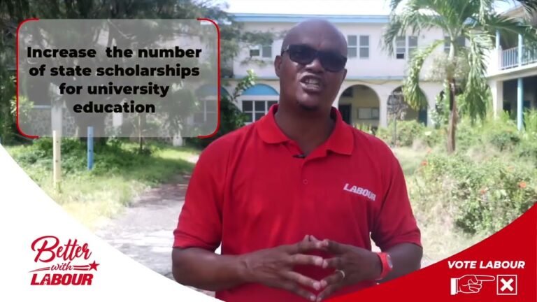 Increase Teachers Salaries. Scholarship For Students | Geoffrey Hanley St. Kitts Nevis Labour Party