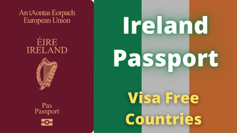 Ireland Passport Visa Free Countries