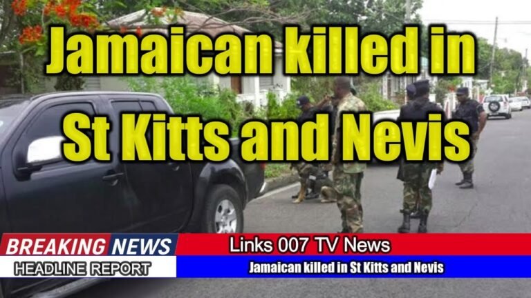 Jamaican k!II3d in St Kitts and Nevis