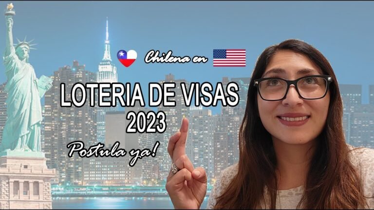 LOTERIA DE VISAS PARA ESTADOS UNIDOS | SORTEO DE GREEN CARD | CHILENA EN USA