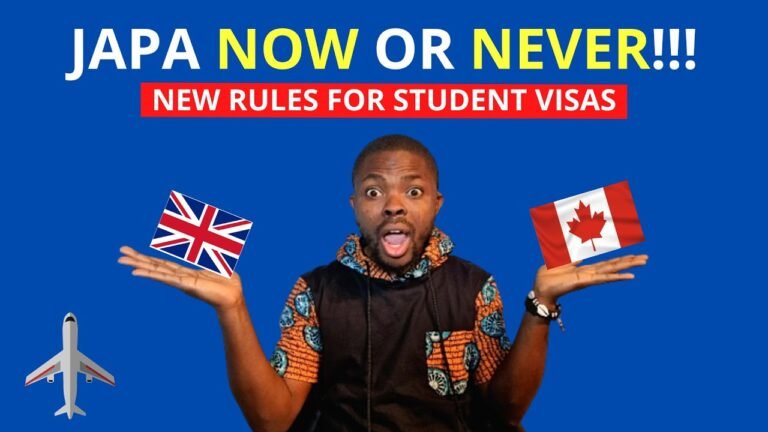 New Student Visa Rules for UK & Canada –  Nigerians In Trouble Again | How To Japa With Dependants