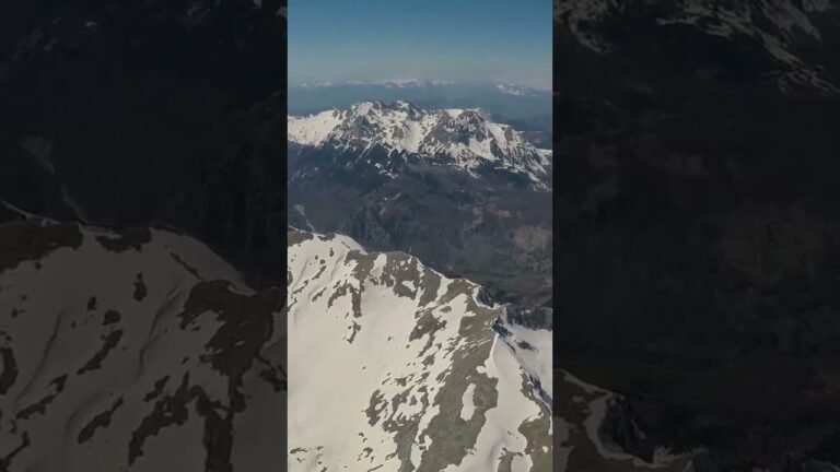 Paragliding, Mount Komovi. Montenegro.