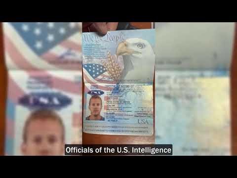 Passport of a US Intelligence agent/mercenary KIA in Ukraine, Donbass  region