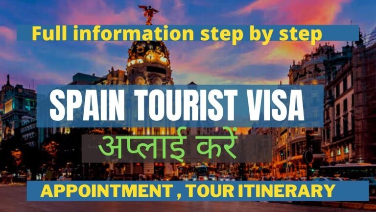 Spain Visa for Indian | Schengen visa | good travel itinerary | Spain Visa fees and documents