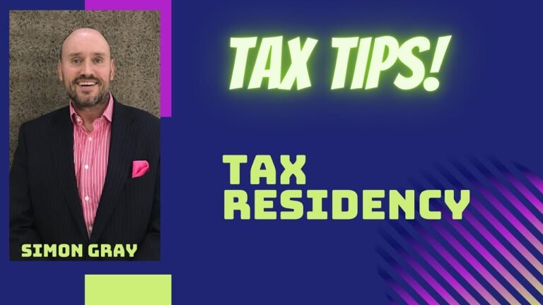 Tax Residency – Corporate and Individual