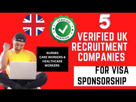 Top 5 Verified UK Recruitment Companies to Get Visa Sponsorship| Nurses|Healthcare workers|Carers