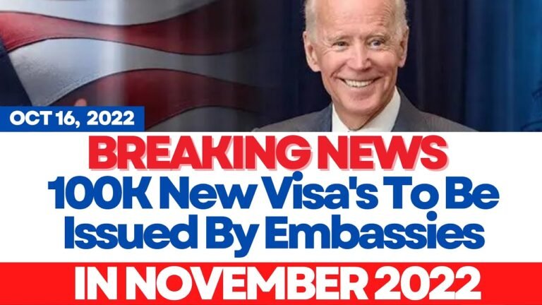 US to Issue 100K New Visas to Immigrants in November 2022 | Visa Stamping | Backlog Reduction 2022