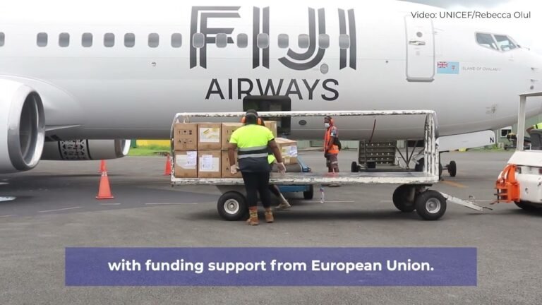 WHO and EU provide life saving equipment and supplies to Vanuatu