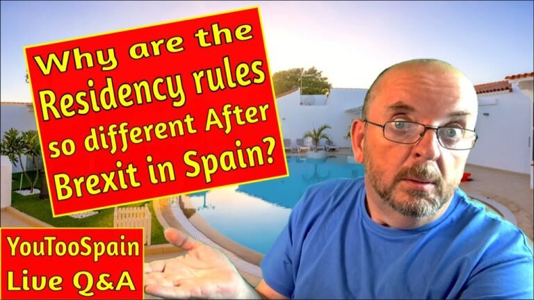 Why are the Non Lucrative Visa & Residency rules so different across Spain after Brexit? Live Q&A!