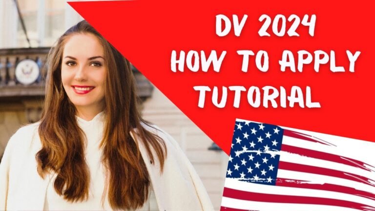 dv visa lottery 2024 – How to apply TUTORIAL