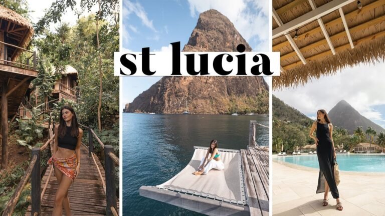 st lucia travel vlog | come on VACATION to the caribbean with me | Sugar Beach