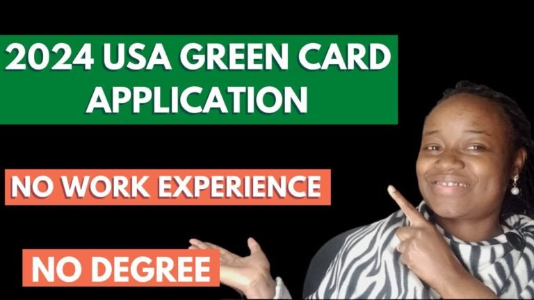 2024 USA GREEN CARD APPLICATION || DIVERSITY IMMIGRANT VISA || SIMPLE STEPS