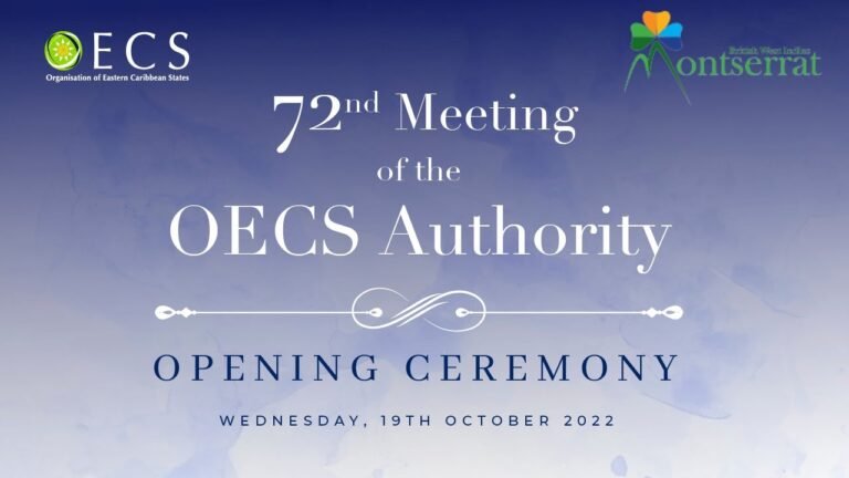 72nd Meeting of the OECS Authority | Address by Hon. Dr. Terrance Drew | October 19, 2022