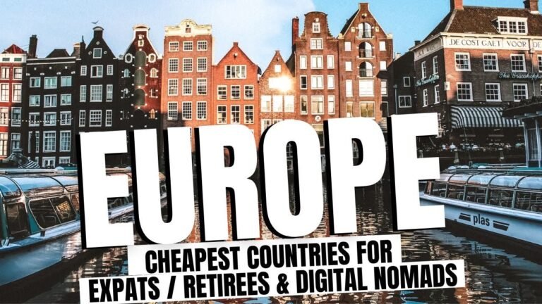 8 CHEAP EUROPEAN COUNTRIES TO LIVE / Guide For Expats, Retirees and Digital Nomads