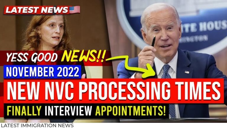 ATTENTION!! NEW NVC PROCESSING TIMES FOR THIS NOVEMBER 2022. FINALLY INTERVIEW APPOINTMENTS!