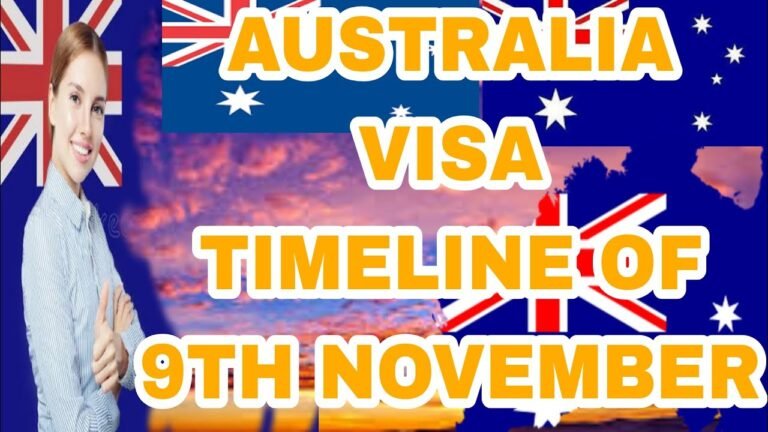 AUSTRALIA VISA TIMELINES OF 9TH NOVEMBER 2022. AUSTRALIA VISA GRANTED TODAY.