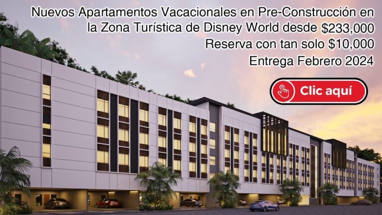 Apartamentos en Orlando para invertir, Venta de Condos cerca de Disney