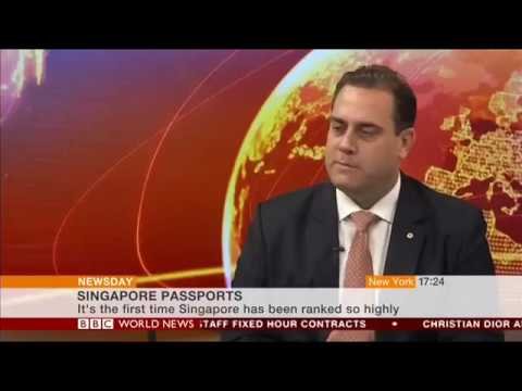 BBC World featuring Arton Capital's Passport Index