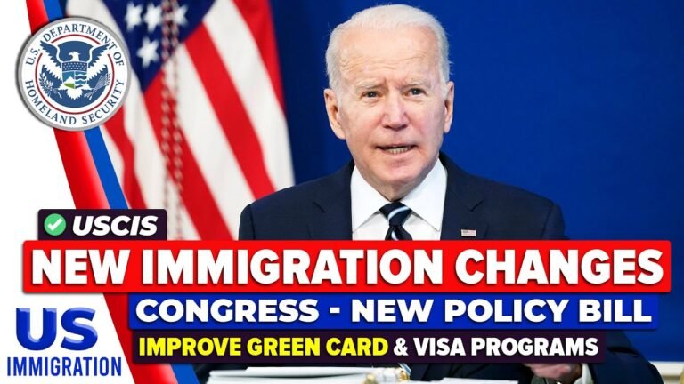 Big Push for New Immigration Changes: Congress – New Policy Bill, Improve Green Card & Visa Programs