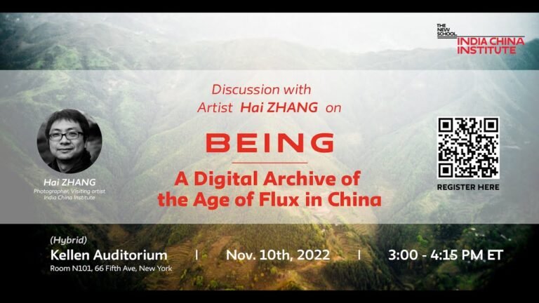 Discussion with Artist Hai Zhang on BEING – A Digital Archive of the Age of Flux in China