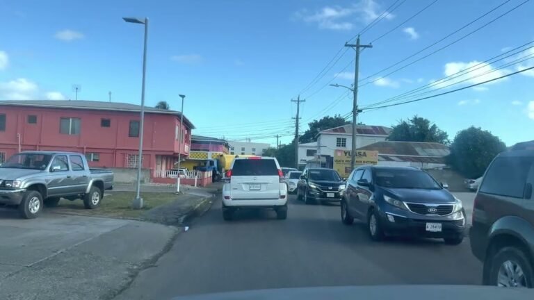 Driving Antigua Barbuda Therapeutic Hospital Run 26 January 2022