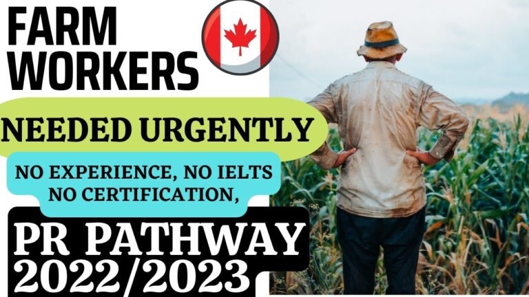 FARM WORKERS URGENTLY NEEDED IN CANADA !!! | APPLY FOR THIS JOBS NOW | PR PATHWAY | FUNKESUYI