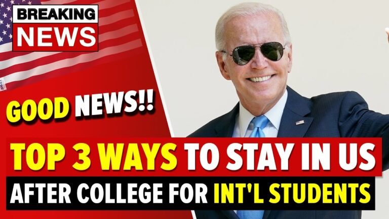 Good News!! Top 3 Ways to Stay in US After College for International Students | Study in USA