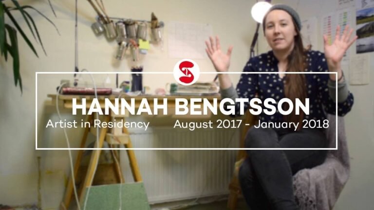 Hannah Bengtsson | Artist in Residency | August 2017 – January 2018