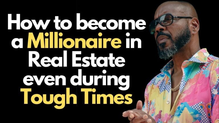 How to become a Millionaire in Real Estate even during Tough Times #howto #realestate #stagflation