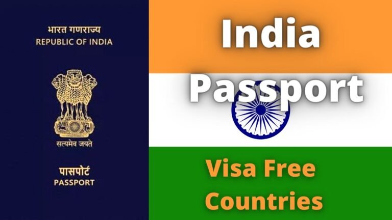 India Passport Visa Free Countries