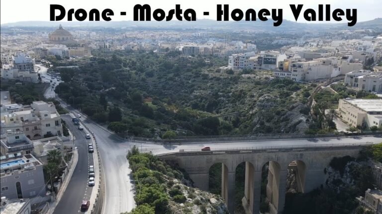 MALTA |  Flying above Mosta Valley