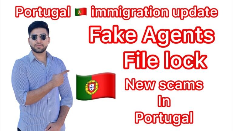 Portugal 🇵🇹 immigration new update | File Lock Scams in portugal be careful