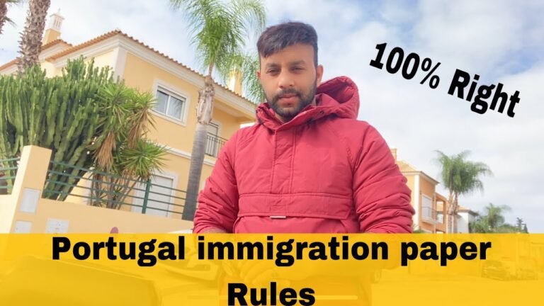 Portugal immigration paper rules portugal se bahir bath k paper submit