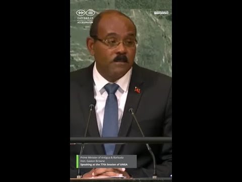 Prime Minister of Antigua & Barbuda Honourable Gaston Browne