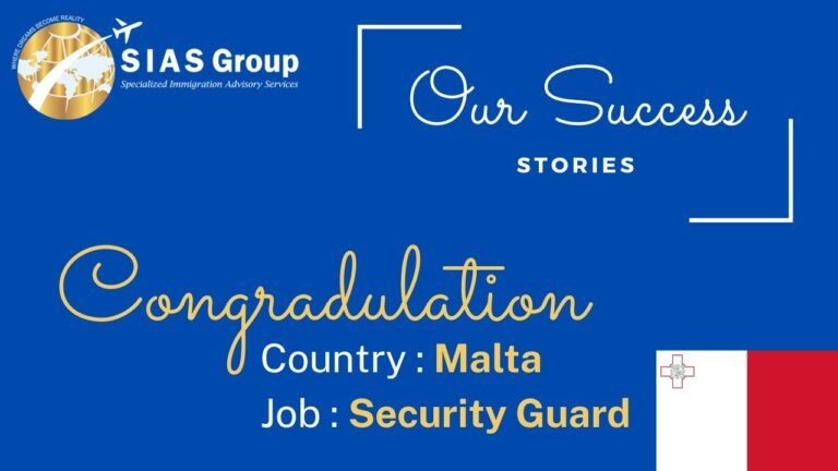 SIAS Group Success Story | Malta Visa Approved | Mr Charanjit