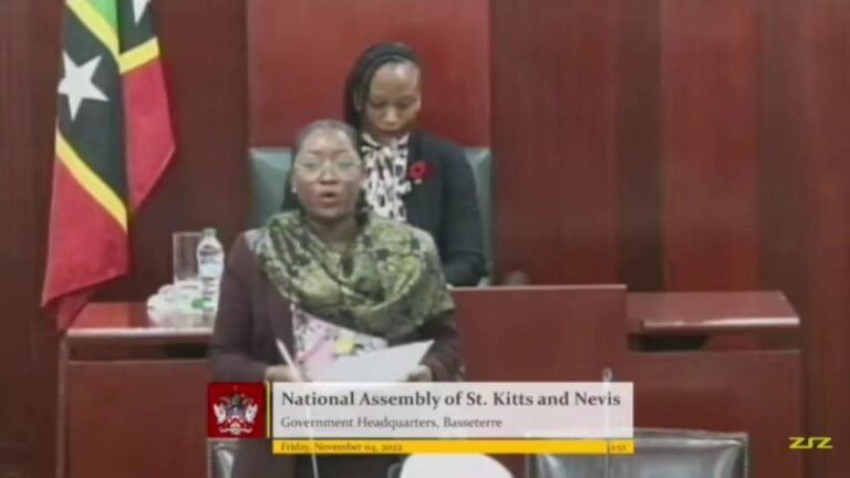 Sitting of The National Assembly of the St. Kitts and Nevis Parliament – 4 Nov, 2022