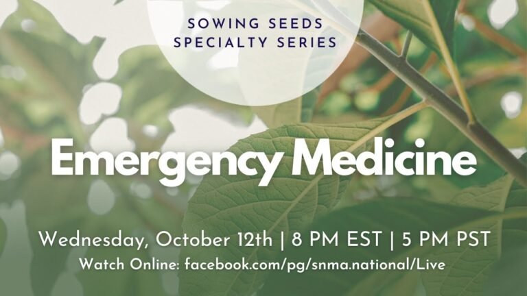 Sowing Seeds: Emergency Medicine